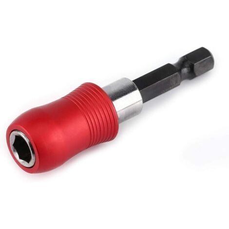 Porte-embout, Tournevis Porte-embout 1/4"à tige hexagonale Porte-embout magnétique Barre d'extension pour perceuse électrique Tournevis Longueur 60mm