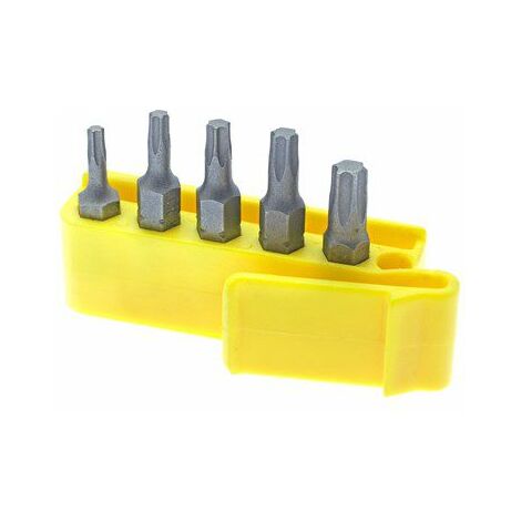 Porte embouts avec 5 embouts empreinte torx.