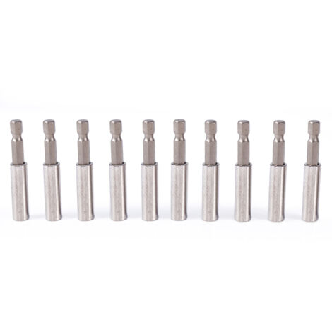 Porte-embouts de perceuse avec 10 extensions à douille 1/4" pour visseuse