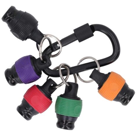 Porte-embouts de tournevis porte-clés, lot de 6, tournevis 1/4 po, outil de perçage, accessoires d'extérieur-AquaForge