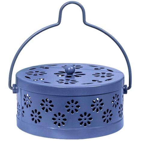 Porte-encens anti-moustiques creux, boîte multifonction pour chambre, bureau ou étude, contenant des spirales répulsives.