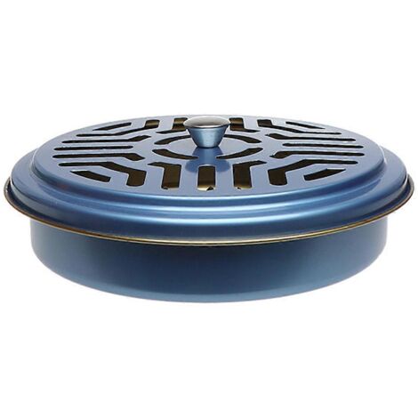 Porte-encens anti-moustiques rond, plat multifonction résistant à l'eau, support pour spirale anti-moustique.