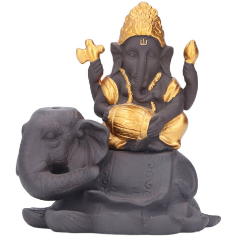 Porte-encens Éléphant Décoratif Élégant pour Maison - Facile à Nettoyer