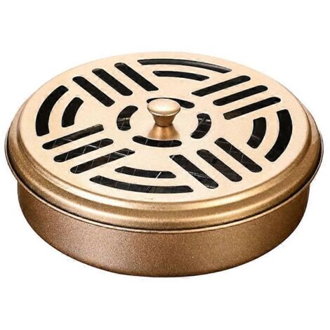 Porte-encens ignifuge en spirale, support pour moustiques, brûle-encens résistant à la chaleur, lot de spirales anti-moustiques.