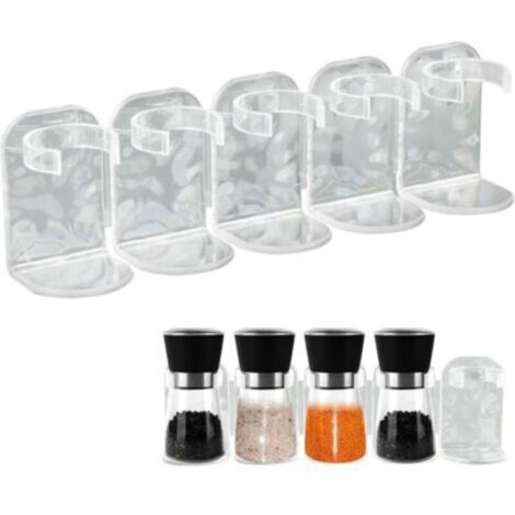 Porte-épices Étagère Cuisine Support - Épices Sans Percer Armoire Autocollant Pour Bocaux Épices. Insert Armoire. Organisateur Cuisine. Mur. Porte Camping-Car. Camping-Car-2 Pcs. Démontable