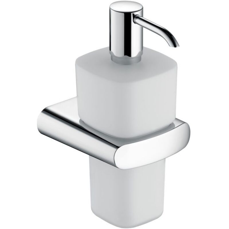Distributeur de lotion elegance complet avec support et pompe chromé Keuco