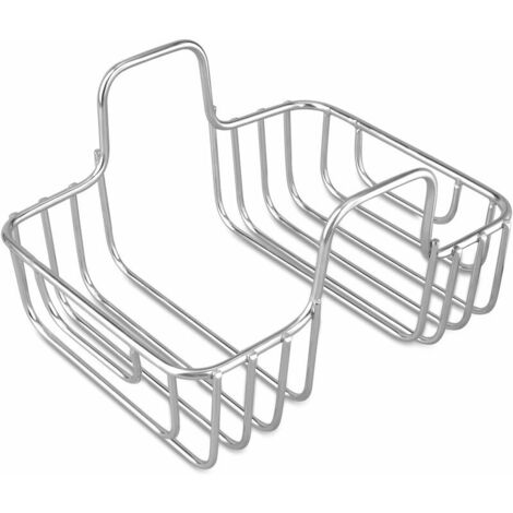 Porte-éponge de cuisine, organisateur d'évier multifonctionnel en acier inoxydable 304, panier à éponge pour ranger les ustensiles de cuisine