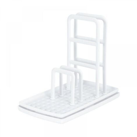 Porte-éponge en plastique évier de cuisine porte-éponge, porte-savon multifonctionnel éponge égouttoir évier plateau pour la cuisine à la maison