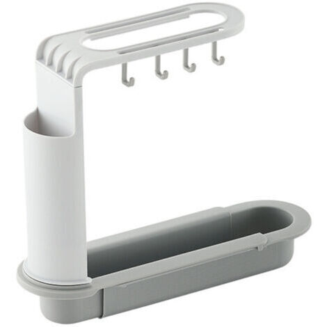 Porte Eponge evier Cuisine Organisateur d'évier Support D'évier Multifonction Évier Extensible Support Rangement d'Evier