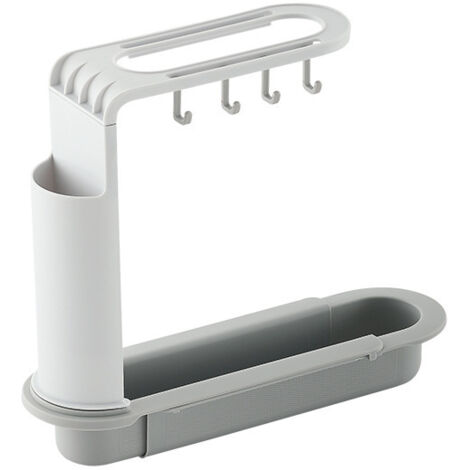 Porte Eponge evier Cuisine Organisateur d'évier Support D'évier Multifonction Évier Extensible Support Rangement d'Evier