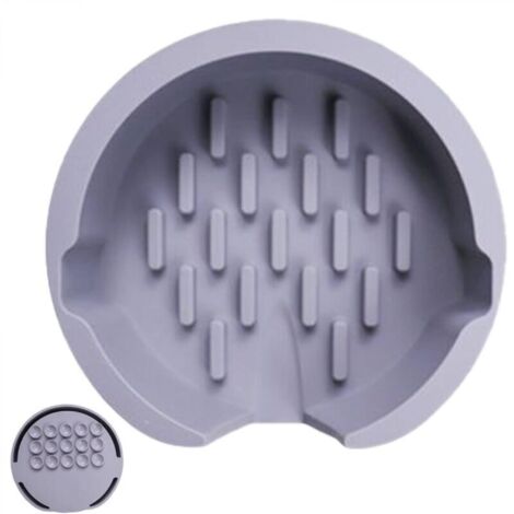 Porte Eponge Evier Cuisine, Support Eponge Evier Cuisine, Porte Eponge Cuisine, Livré avec Une Ventouse pour Une Variété D'Éponges, Ainsi qu'une Brosse à Vaisselle