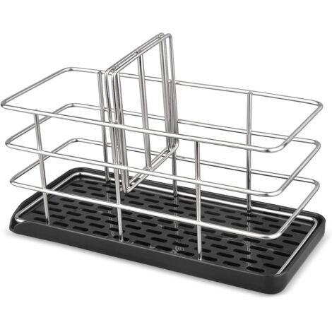 porte Eponge Evier Cuisine,rangement Pose Range Porte Ponge Cuisine Organiseur Pour A Poser Inox,ventouse Support Eponge Evier Avec Bac De Rcuprat