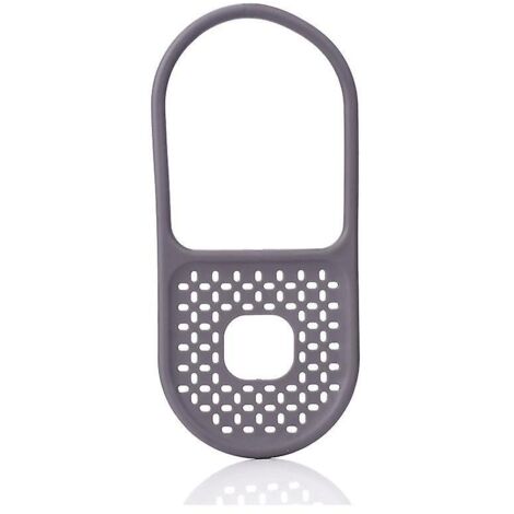 Porte-éponge souple en plastique gris 2511cm