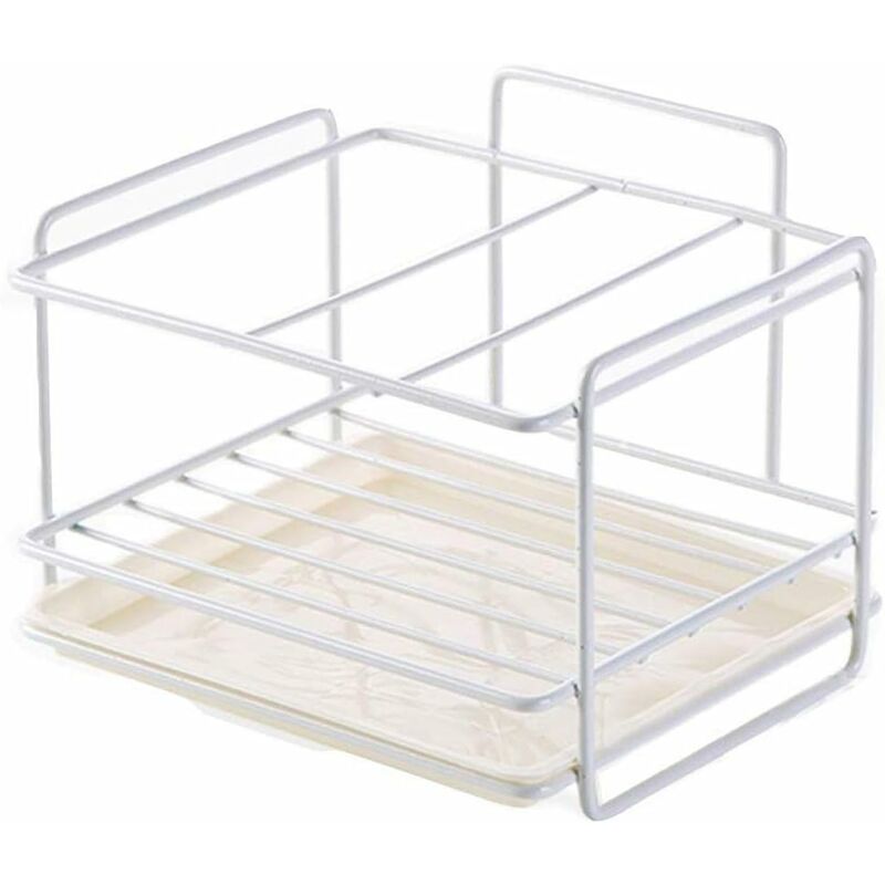 Bares - Porte éponges Cuisine Rangement d'évier Support d'éponge en Le Fer Panier Porte-ustensiles Chiffon de Nettoyage et pinceaux Support pour