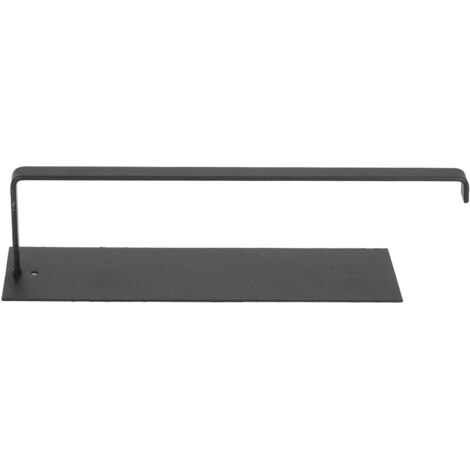 Porte-essuie-tout adhésif pour cuisine et salle de bain, support papier toilette mural, noir mat