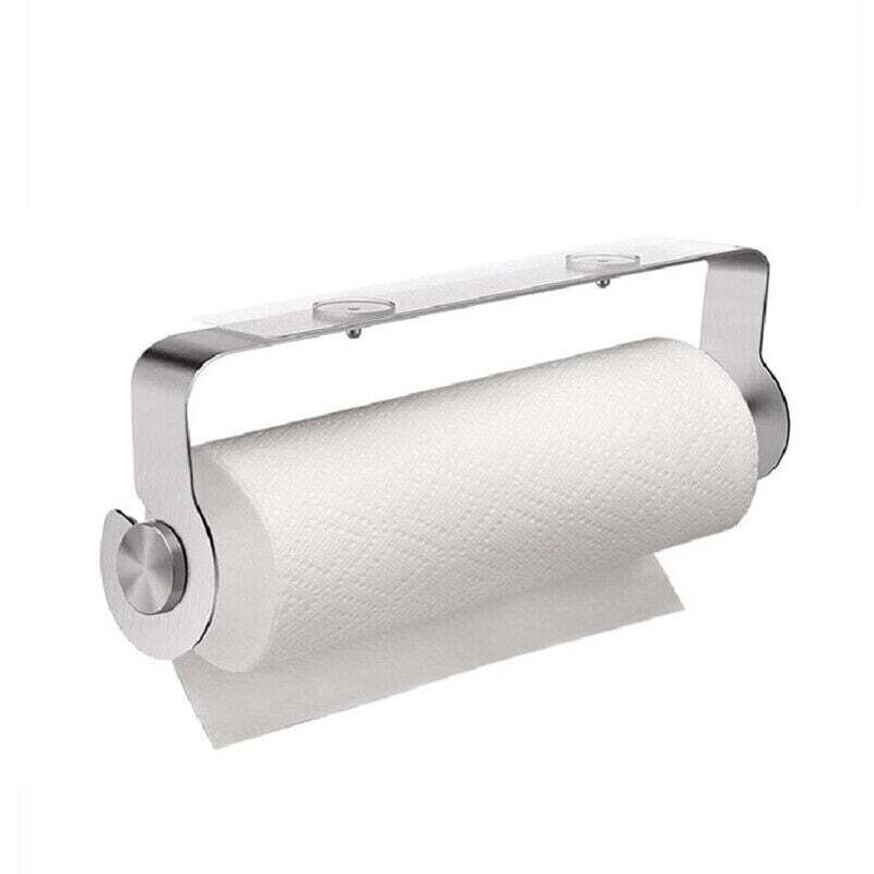 Porte essuie Tout autoadhésif Mural Support essuie Tout Acier Inoxydable Discret pour la Salle de Bain ou de Cuisine pour Les Serviettes en Papier