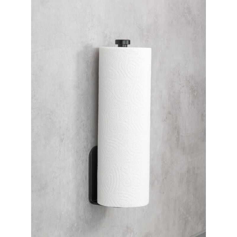 Wenko - Porte essuie-tout Nio, noir