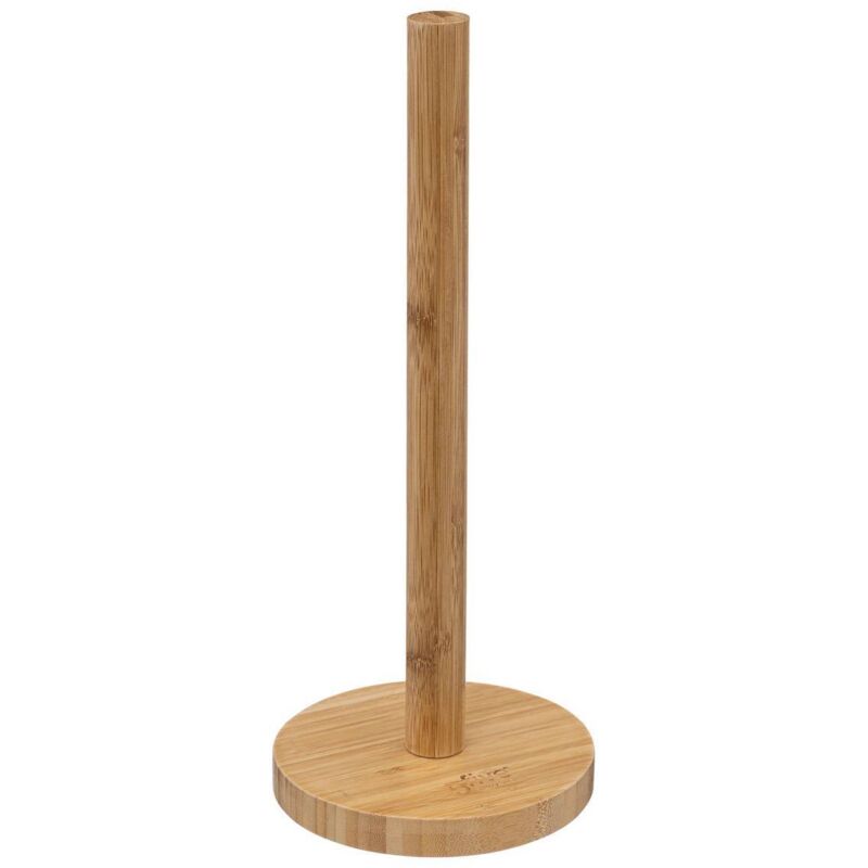 EDM - Porte-essuie-tout en bambou Naturel 14x32 cm