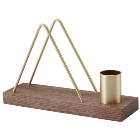 Porte essuie-tout,Porte-serviettes en noyer，Porte Sopalin, Porte Essuie Tout vertical，Porte Serviette de Table