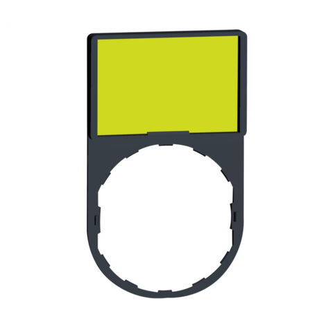 porte étiquette 30 x 50 mm - standard - avec étiquette vierge - schneider electric zby6102
