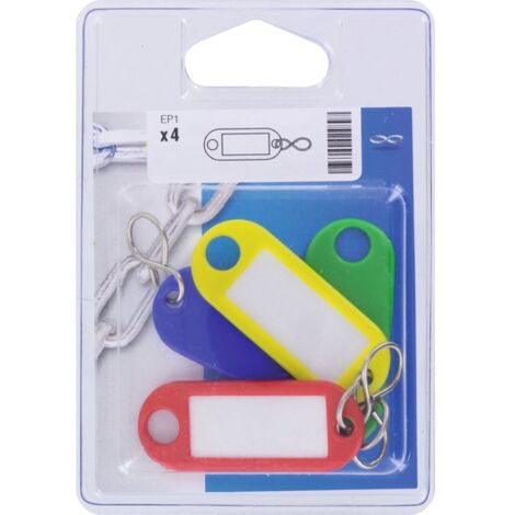 Porte-étiquette Adhésif C/4 Ep1 - Lot De 4 Pour Rangement Chapuis