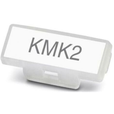 Porte-étiquette Phoenix Contact KMK 2 1005266 Surface de marquage: 29 x 8 mm transparent 1 pc(s) D17105