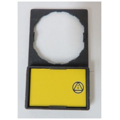 Porte-étiquette plat 30x50mm etiq jaune SCHNEIDER ELECTRIC ZBY6140
