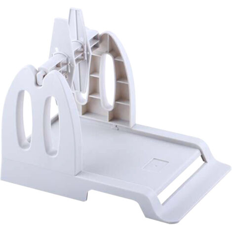 Porte-étiquettes pour imprimante thermique de bureau 2 en 1, rouleaux et étiquettes en accordéon, distributeur d'étiquettes détachable pour colis d'expédition, idéal pour la livraison en supermarché e