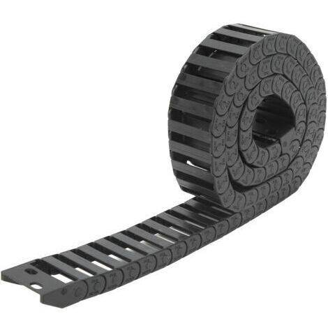 Porte-fil de chaîne de traînée de câble, taille interne 10x30mm, longueur 1m avec connecteur d'extrémité pour CNC