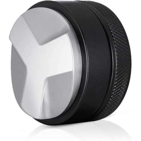 Porte-filtre à douche à hauteur réglable (58 mm) pour machines à expresso - outil d'installation de panier-filtre en acier inoxydable pour un réglage précis de la mouture et le remplacement du joint d