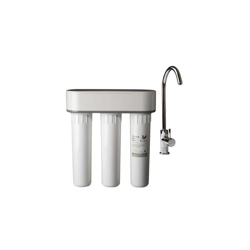 Porte filtre Doulton trio-hip anticalcaire et anti nitrate avec robinet et accesoires