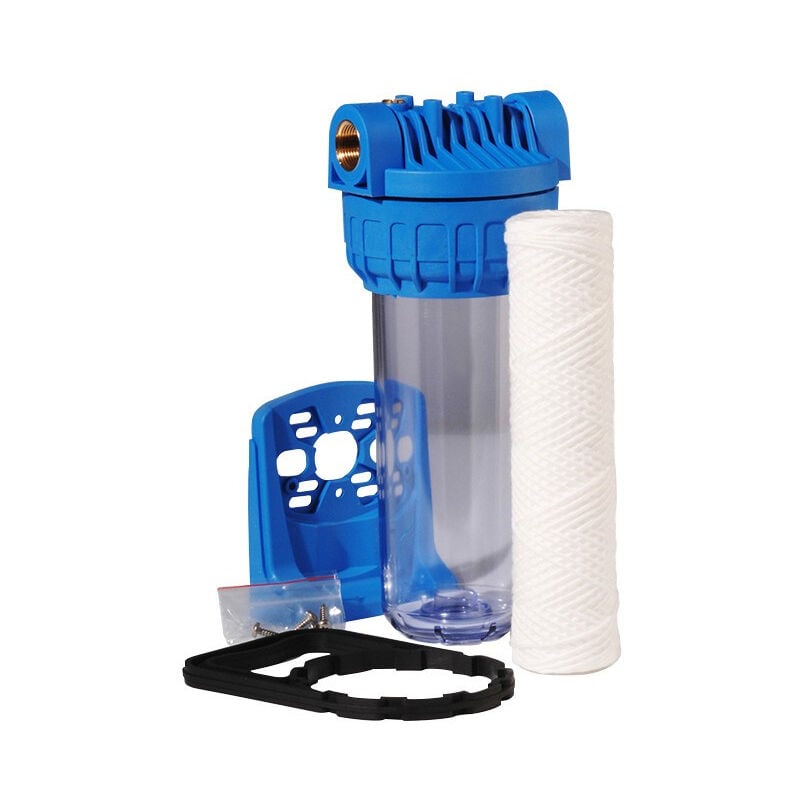 Porte filtre à eau standard 9 pouces 3/4 + cartouche de filtration 20 microns