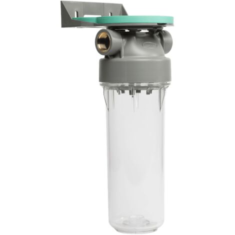 Porte filtres à eau simple 9' 3/4 2P ECOSOFT filtration sous évier - connexion 1'