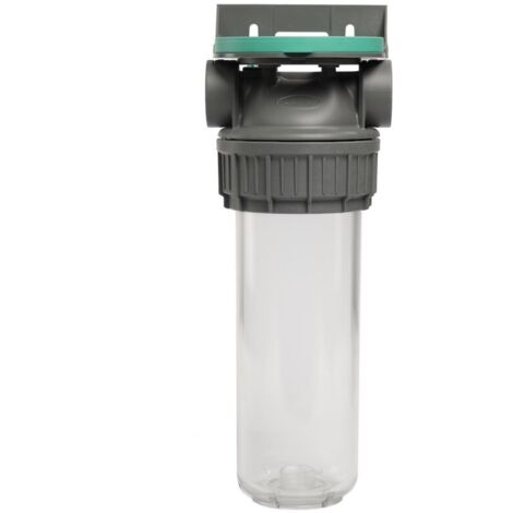 Porte filtres à eau simple 9' 3/4 3P ECOSOFT filtration sous évier - connexion 1'