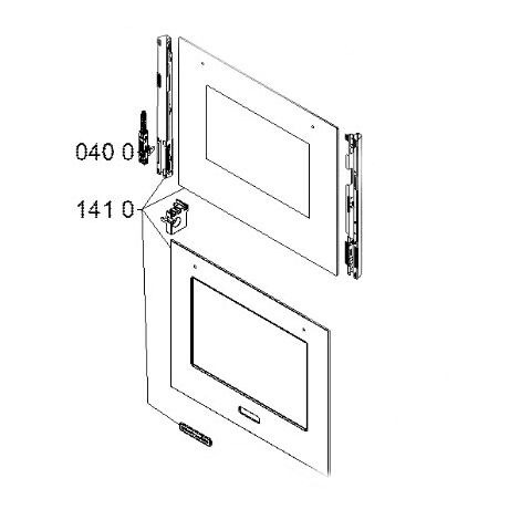 PORTE FOUR EXTERIEURE REP 1410 POUR FOUR WHIRLPOOL - 481010491920