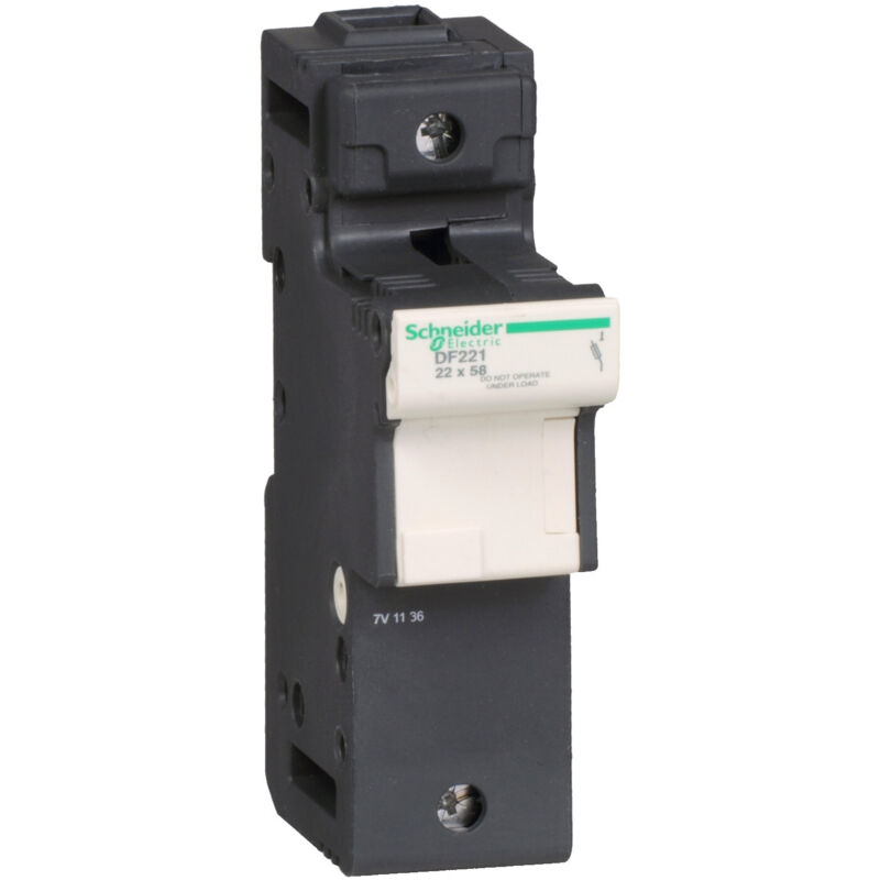 Schneider Electric - TeSys porte-fusible 1 Pôle 125A pour fusible 22x58mm schneider DF221