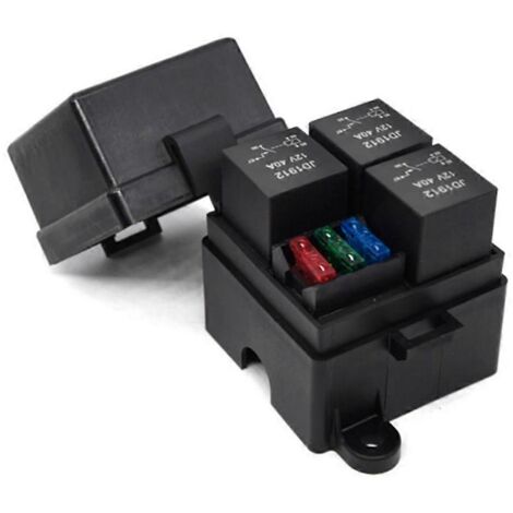 Porte-fusible 3 voies 4 broches, porte-relais, circuit standard ATO à lame --