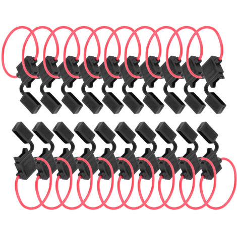 Porte-fusible ATC/ATO de calibre 16 pour voiture, 20 pièces, 12V, fil AWG en ligne pour fusibles à lame