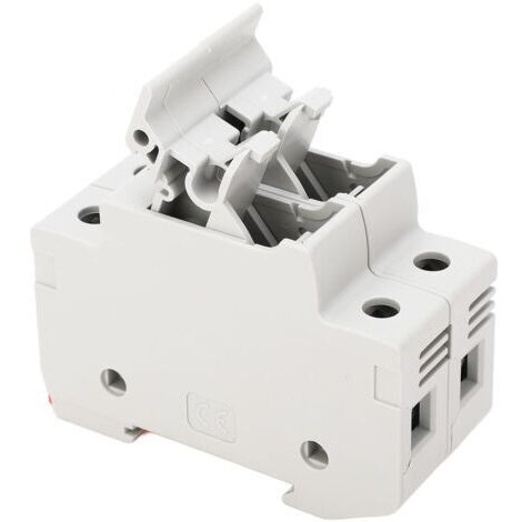 Porte-fusible DC à rupture rapide 2P 32A 10x38 Fusibles PV 30A 1000VDC Montage sur rail DIN pour systèmes photovoltaïques