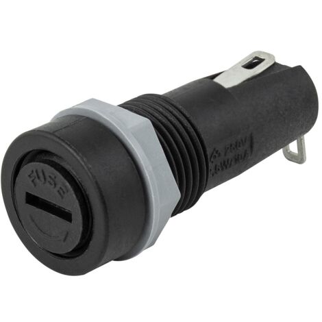 Porte-fusible monté sur panneau RS PRO taille 5 x 20mm 10A 250V c.a.