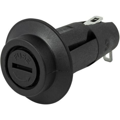 Porte-fusible monté sur panneau RS PRO taille 5 x 20mm 6.3A 250V c.a.