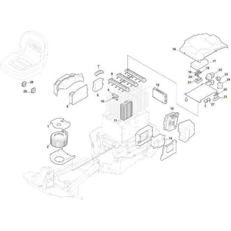 PORTE-FUSIBLE ORIGINAL STIGA - 118361011/0