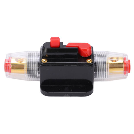 Porte-fusible phénolique 40A en cuivre rouge pour protection système audio voiture