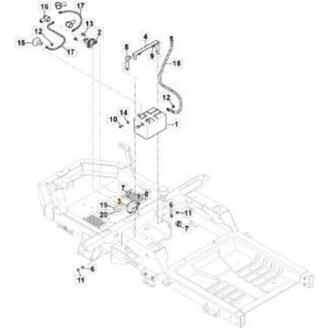PORTE-FUSIBLES ET RELAIS ORIGINAL STIGA - 118830277/0