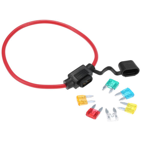 Porte-fusibles miniatures en ligne pour automobile 12V 30A avec 6 fusibles