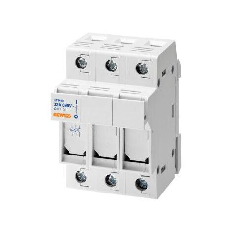 PORTE-FUS.SECT.3P 10,3X38 690V 32A GEWISS GW96307