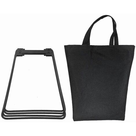 Porte-glaçon pliable, support de glacière pliable en fer, porte-bagages pliable pour camping, support de boîte de camping.
