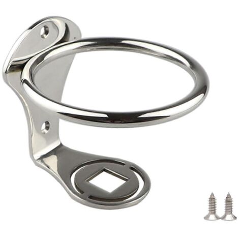 Porte-gobelet à anneau ouvert pour bateau/camping-car - Pièces polies