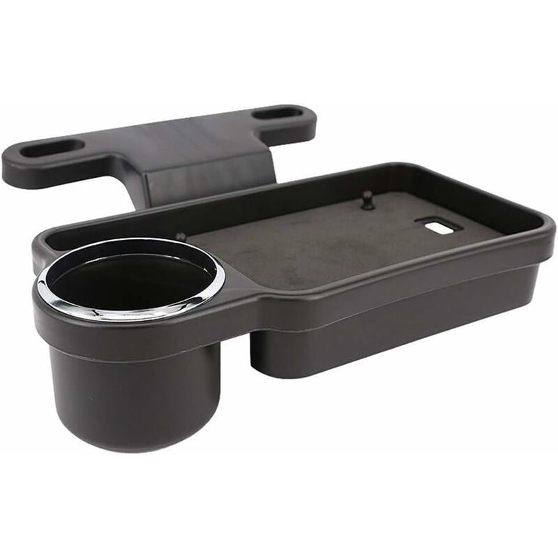 Porte-gobelet à eau de voiture conception pliante voiture rangée arrière Boîte de rangement de boissons support de plaque de voiture téléphone