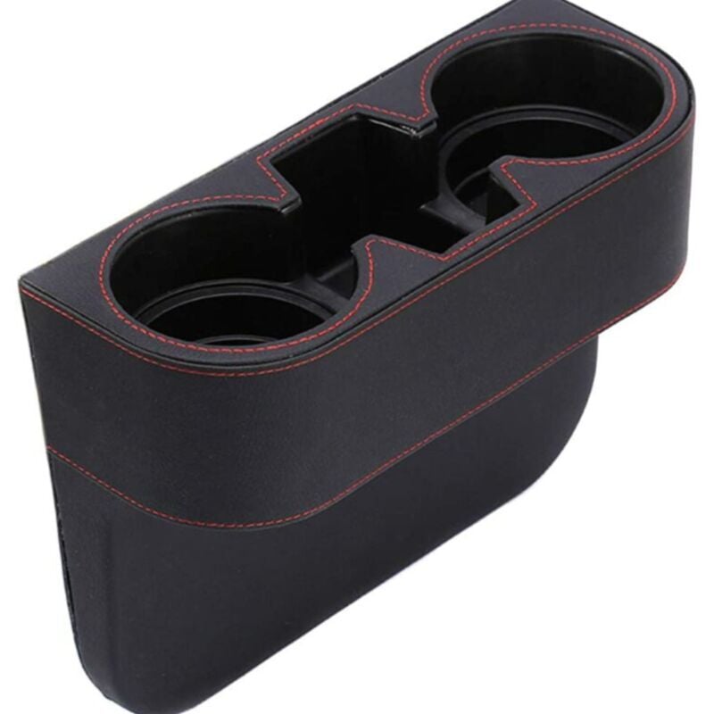 Ensoleille - Porte-gobelet de boisson de siège de voiture Porte-gobelet d'eau de voiture Stockage de siège de voiture Porte-gobelet en cuir
